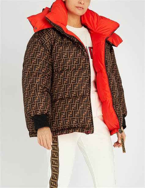 reversible fendi jacket|FENDI Down jacket .